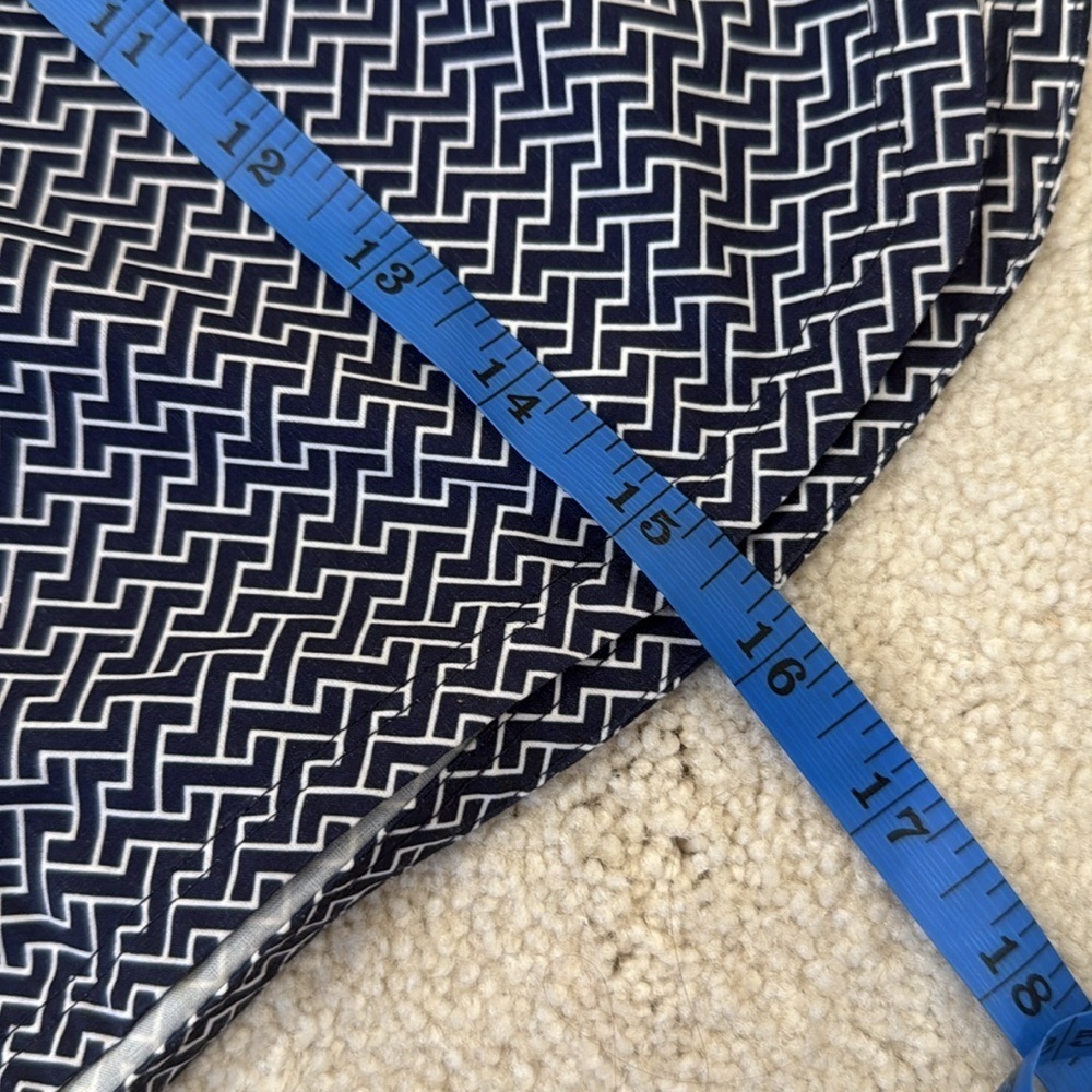 RLX Ralph Lauren Pleated Golf Skirt sz XS navy blue geometric - Picture 5 of 6